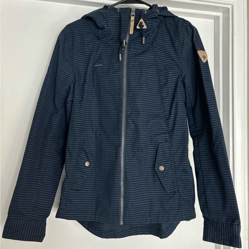 Ragwear Navy Striped Jacket